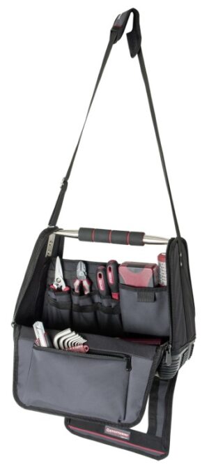 Bolsa para ferramentas com pega metálica