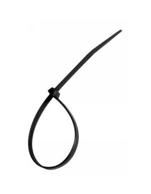 ABRAÇADEIRA NYLON PA 6.6 PRETA 4,8 X 200 (100)