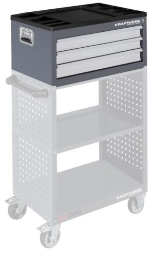 BAÚ PARA TOPO CARRO FERRAMENTAS BT700, 40X60 3 GAVETAS