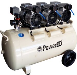 COMPRESSOR SILENCIOSO 100L 3HP (230V) POWERED