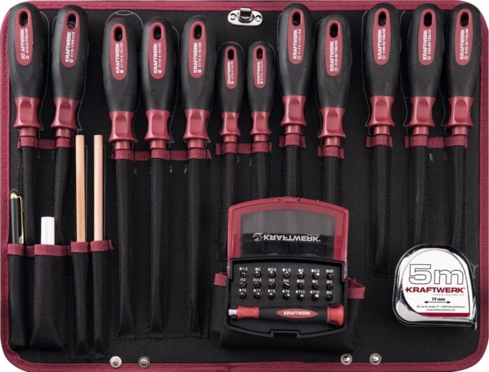 Mala de Ferramentas Profissional, ABS - 185 PCS