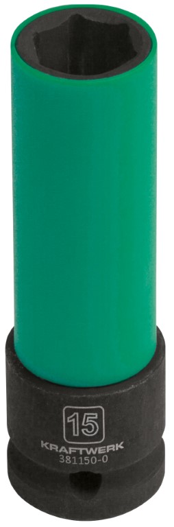 Chave de Caixa de Impacto Longa c/Proteção 1/2” -15 MM