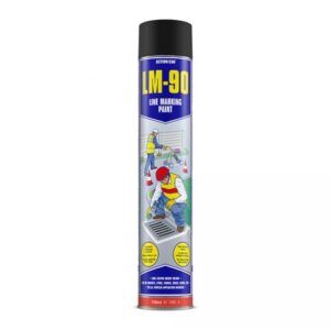 LM90 Tinta de Marcação de Linhas 750ML – Preto – ACTION CAN