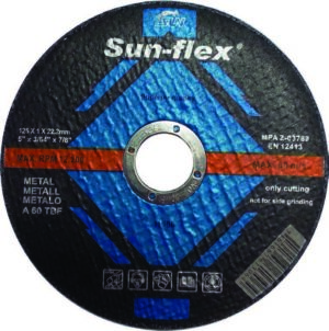 DISCO CORTE (125X1MM) SUN-FLEX