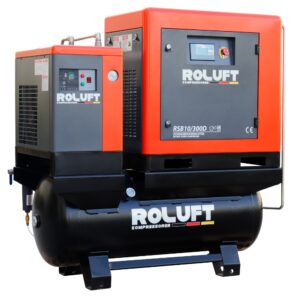 COMPRESSOR PARAFUSO 10HP 270L C/ SECADOR (400V) ROLUFT