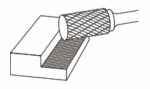 FRESE ROTATIVA CILINDRICA Ø8MM