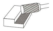 FRESE ROTATIVA CILINDRICA Ø8MM