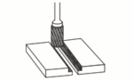 FRESE ROTATIVA CILINDRICA C/ CORTE FRONTAL