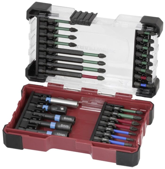 JOGO DE BITS DE IMPACTO 1/4 - 29 PCS