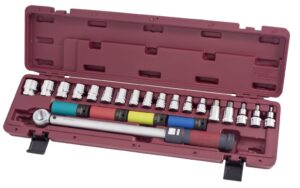 KIT CHAVE DINAMOMÉTRICA 40-200NM 23PCS - KRAFTWERK