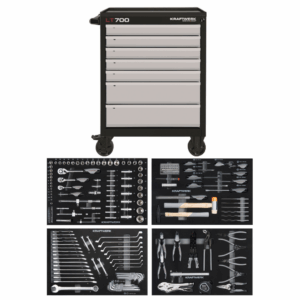 CARRO FERRAMENTAS BASIC LT700 194PCS - KRAFTWERK