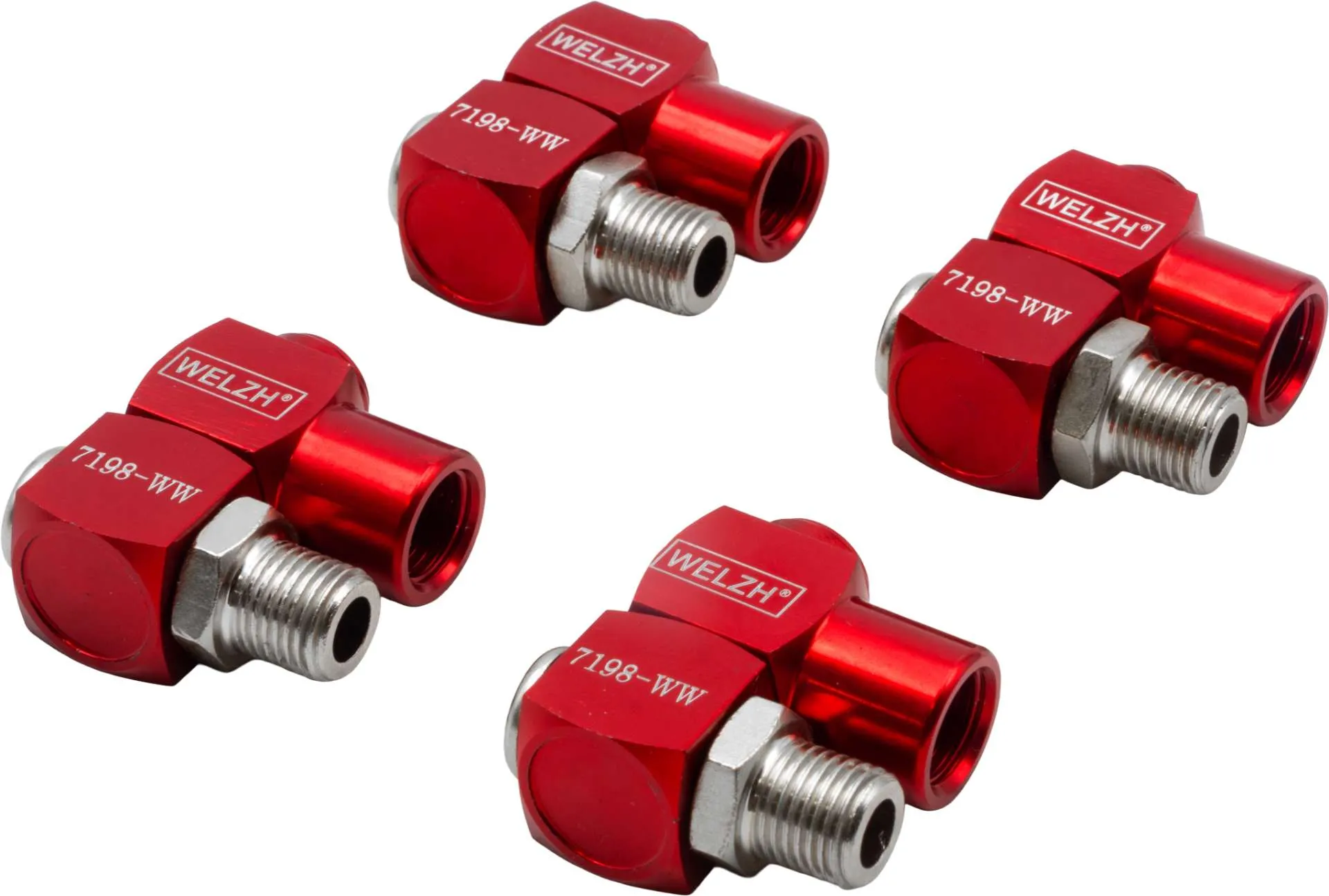 w7198-1 CONJUNTO DE 4 CARDAN GIRATÓRIO 1/4 "